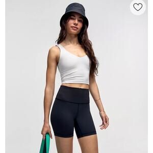 lululemon athletica White Align Cropped Tank Top